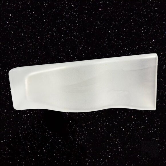 1996 iittala Pari Tiina Nordstrom Swirl Glass Vase Set Clear And Frosted Signed - Picture 10 of 16